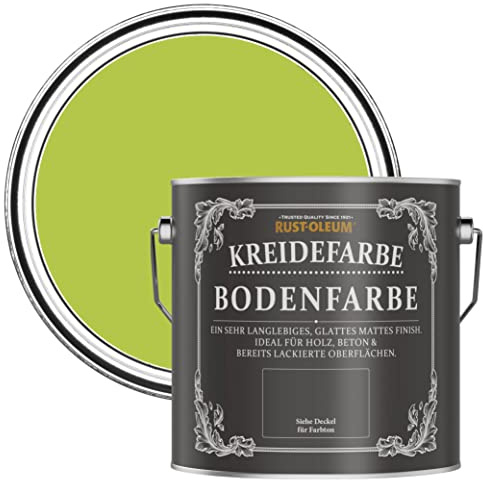 Rust-Oleum Peinture Verte Résistante aux rayures pour Sols, Finition Mate - Citron Vert 2.5L