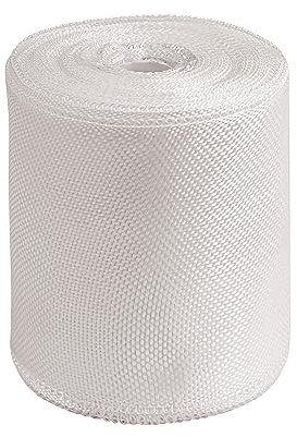 Fiberglass Cloth Tape Non Adhesive Fiberglass Repair Tape Plain Weave Fiberglass Cloth Roll for Joint Repair, Reinforcement, Resin Saturation, Heat-Resistance, Insulation (4 in x 99 FT)