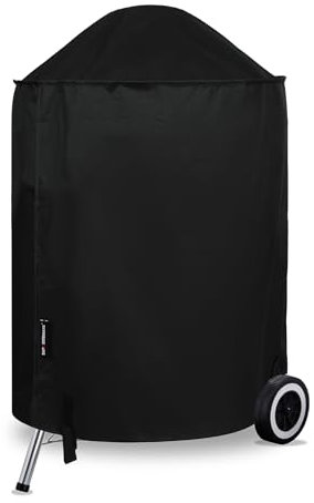 Suphomeware 22 Inch Grill Cover for Weber Kettle Charcoal, Waterproof and Heavy Duty BBQ Covers with Fade Resistant