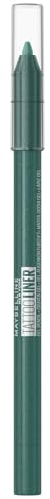 Maybelline New York Wasserfester Eyeliner mit wischfester, farbintensiver Gel-Textur, Tattoo Liner Gel Pencil, Nr. 815 Tealtini (Grün), 1 Stück