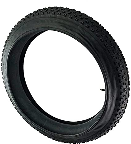 DEAVER Fahrradreifen 24×4,0 Fahrradreifen Elektrisches Schneemobil Vorderrad Strand Fat Tire Mountainbike 24 Zoll Fat Tire (24x4,0 1 Reifen 1 Schlauch)