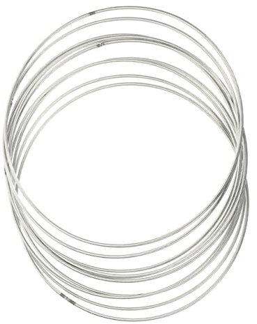 OUNONA 15stücke Teiliges ø Bastelringe Für Traumfänger Makramee DIY Kränze Metallhoops Stabil Und Formbeständig Für Wanddekoration Pflanzenhänger Handwerk