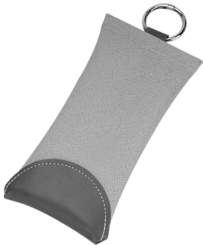 Linkidea Extragroßes Sonnenbrillenetui, weiche Sonnenbrillen-Organizertasche aus veganem Leder, kompatibel mit CELINE CL40227U, Versace VE4395, Gucci GG0595S, GG0875S (Grau)