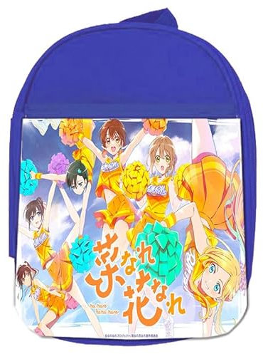 MERCHANDMANIA MOCHILA AZUL Na Nare Hana Nare pompoms manga colegio picnic excursión deporte niños
