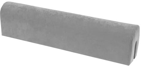 shivler Bettkantenschutz für Kinderbetten Kissen für bettumrandung Rausfallschutz Abdeckung Kantenschutz für Babybett (Grau, 80cm)