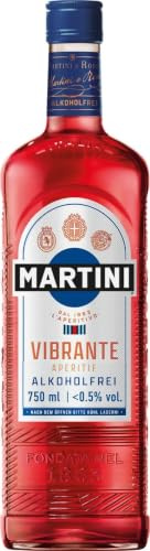 MARTINI Vibrante Apéritif non alcoolisé, 75 cl / 750 ml, Élaboré avec des plantes aromatiques de qualité supérieure