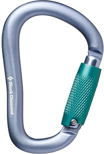 Black Diamond Uni Rocklock Triple Lock Karabiner, Grau, Einheitsgröße