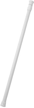 POPETPOP Tringle à Rideau Télescopique 70 cm Barre Extensible | Sans Percage en Fer Blanc, Réglable pour Placard, Salle de Bain, Fenêtre PVC, Support Penderie Camping-Car