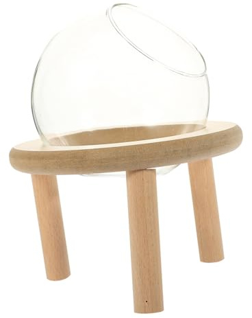 WEKADRIN Hamsterbadewanne Sandbad Aus Robustem Glas Mit Einfacher Reinigung Und Sicherem Halt Für Goldhamster Im Innenbereich