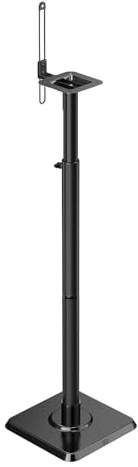 Mounting Dream Universal Lautsprecherständer höhenverstellbar für Satelliten bis zu 5KG, 1 Stück Bodenständer