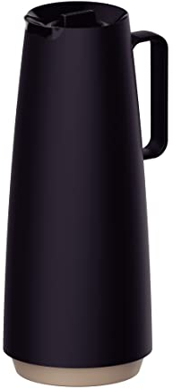 Tramontina Thermal Flask with Interior Glass Container (Black, 1.0l)