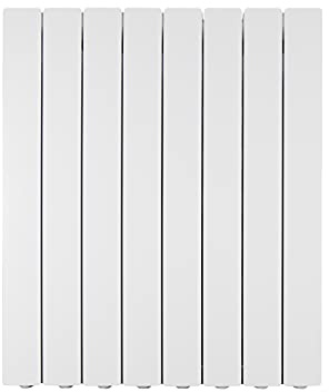 Fondital V693AM05408 Radiatore in alluminio pressofuso Blitz Super B4, 700 mm, 8 elementi, bianco