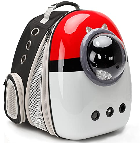 Erweiterbarer Katzenrucksack vorne, großer Katzenrucksack passt bis zu 9 kg, Rucksack für Katzen, Kätzchen, kleine Welpen, Raumkapsel, Astronauten-Rucksack