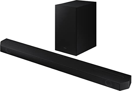 Samsung Q600B Soundbar Speaker (2022) - 3.1.2ch 3D Object Tracking Surround Sound System With Dolby Atmos DTS:X Audio, Wireless Subwoofer And Built In Centre Speaker With Wall Mount Kit (Renewed)