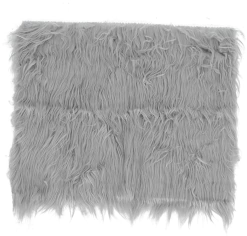 Newborn Photography Mat Soft Light Grey Blanket for Comfortable Photoshoot Props Easy to Clean No Shedding for Newborn Photography Sessions