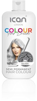 ican London Colour Your Dream Semi Permanent Hair Color 100ml (155-SILVER)
