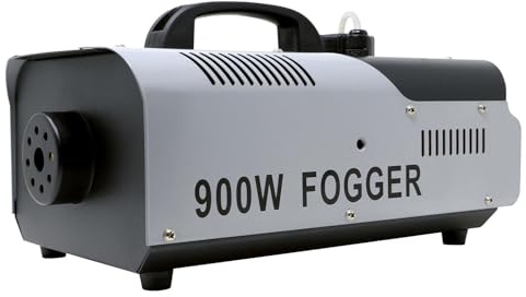 Machine à fumée 900W avec télécommande - Argenté/gris