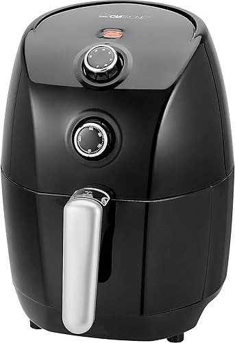 Avilia Friggitrice ad Aria Calda da 1,5 l con Termostato Regolabile | Nero, 900 W | Silenziosa a 44 dB | Acciaio Inossidabile | Air Fryer 1.5 Litri
