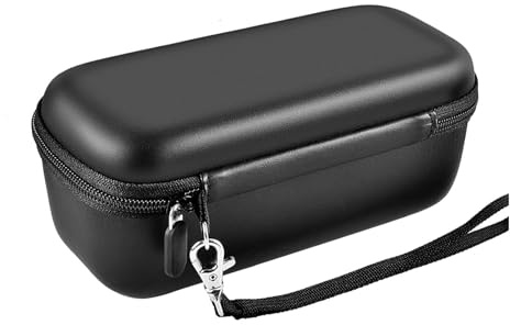 Tasche für JBL Tuner 2/3 Radiorekorder/Flip 6 Flip 5/ Essential 2 Bluetooth Box, Tragbarer Lautsprecher Halter, Reiseaufbewahrungstasche passend für USB-Kabel- Schwarz (Nur Box)
