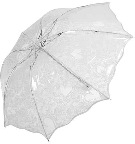 Holibanna Braut Regenschirm Hochzeit Dekoration Vintage Spitze Faltbarer Schirm Als Foto-requisite Hochzeitsschirm Zur Hochzeit