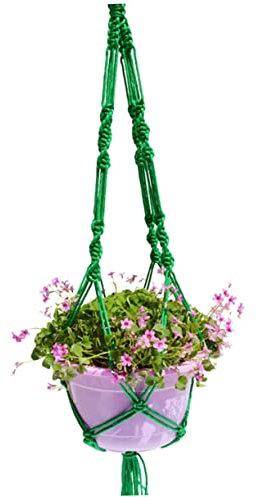 SEWOART Aufhänger Für Topfpflanzen Pflanzenhänger Indoor Makramee Groß Blumentopfhalter Pflanzenständer Mit Topf Makramee-pflanzenaufhänger Wand Handbuch Hängender Korb
