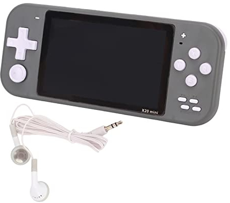 Tragbare Spielekonsole 4.3 Zoll mit Mehreren Emulatoren für Retro Games, für Kinder und Erwachsene, 4.3-Zoll-Bildschirm, Portable Lösung für Gamer