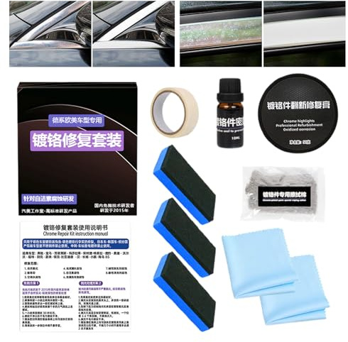 Detergente Per Cerchi Cromati | Lucidante Per Moto - Kit Rimozione Ossidazione Duraturo Per Cerchi Ruote Rimorchio SUV Auto Industriale