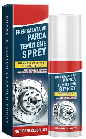 Mihauuke Pulitore Parti Frenanti,Detergente Grassi Auto 100 ml - Sgrassatore Sicuro per Polvere Ferro Ruota Cerchioni Dischi Freni,Rimozione Polvere Detailing Rotori