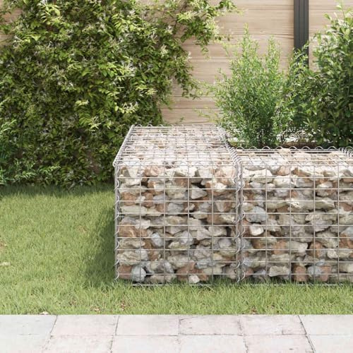 Stabile aiuola rialzata in filo di acciaio inossidabile, resistente alle intemperie come aiuola o bordo del giardino, facile da montare e durevole