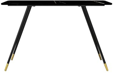Bartabeller Rektangulärt balkongbord smalt barbord hem vardagsrum stenskiva högt pubbord Bar Bordets Högbord(120 * 40 * 105cm)