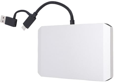 SENECESLI Adaptador Multipuerto USB C, Adaptador USBC USB 3.0 a Dual 4K DisplayPort HD, Divisor HDMI DP Compatible con W Ins, OS X