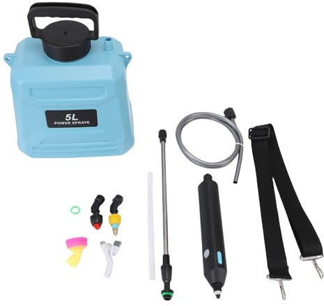 Pulvérisateur électrique de Jardin à Batterie avec Baguette rétractable 3 Buses et 4 Modes USB Polyvalent pour l arrosage des Mauvaises Herbes pelouses Plantes Engrais herbicide Le Nettoyage