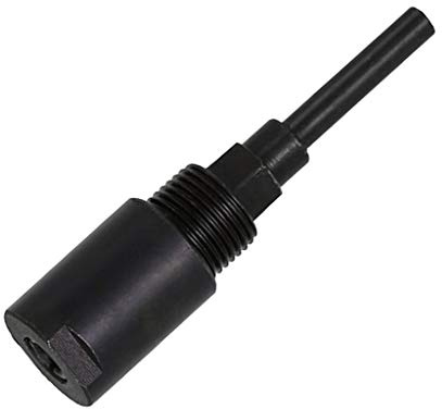 LOVIVER Router Collet Extension Rod Chuck Holder Extender Adapter for 1/2 Inch, 1/4 Inch, or 8mm Shank Drill Bit - 6.35mm Shank