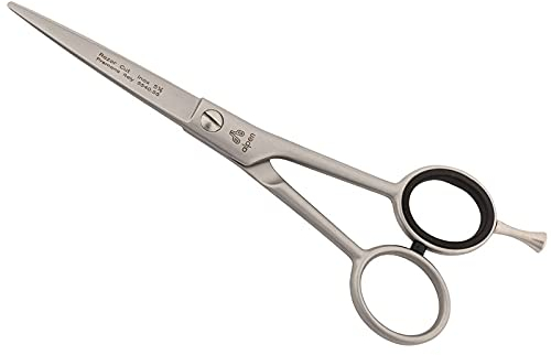 Alpen Haarschere, Konturenschere, Stahl AISI 420 rostfrei, mattiert, Fingerführung, 14.0 cm