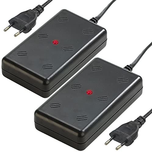 Exbuster Tierschreck: 2er-Set Marder-Frei für Haus, Garage, Stall, Dachboden, Gartenlaube (Marderabwehr Dachboden, Marder-Tiervertreiber, Ultraschall)