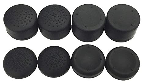 8PCS Controller Thumb Covers Compatible for PS5/PS4/PS3/PS2/Xbox 360/Xbox One, Thumbstick Grips Caps Thumbs Joystick for Gaming Console Controllers Silicone Analog Stick Cover