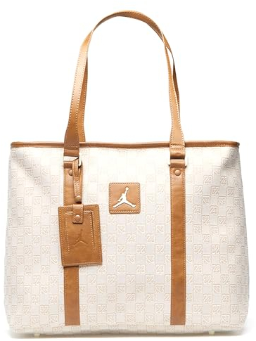 Jordan Monogram Tote Tasche, beige
