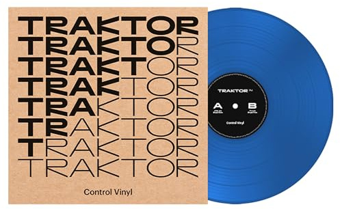 Native Instruments TRAKTOR Control Vinyl MK2 2024 Edition, blue - DJ Control