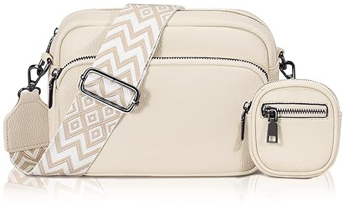 GASSDA Umhängetasche Damen Kleine Handtasche Damen PU Leder Crossbody Bag Moderne Taschen mit Abnehmbarem Schultergurt