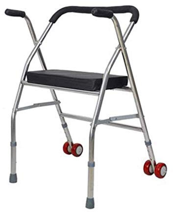 OLSKFUH Gehwagen Für Senioren Rollator Leichtgewicht Gehgestell, Gehwagen Rollator Mit Sitz Für Ältere Erwachsene Senior Alles Ist Gut Bequem Jubiläum