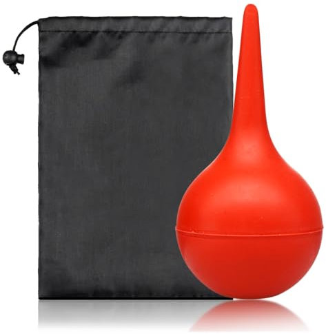 SSKHE Ear Pump, Reusable Ear Pump Wax Removal Ear Washing Squeeze Bulb Cleaning Ball for Ear Wax Removal, Suitable for Adults and Children, Blue Smooth