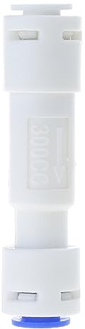Guaber Filtro dell'acqua Limitatore di osmosi inversa Inserto tubo con 1/4 Quick Connects Fitting150/300/450/600/1000cc Limitatore di osmosi inversa