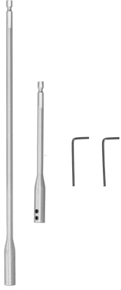 Ejoyous Borrförlängning, Kolstål 1/4- Förlängning Rod Spading-bitförlängning för Maskinteknik