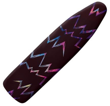 Copri Asse Da Stiro 110X33 Linee Viola Copriasse Da Stiro Elastico,Copertura Asse,Tessuto Fibra Di Poliestere