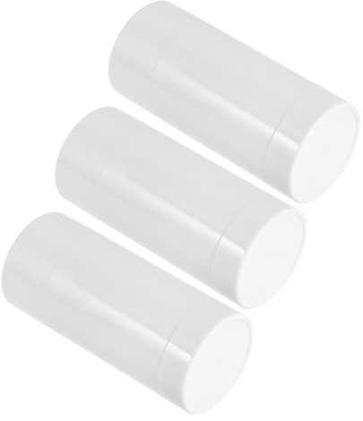 VILLCASE Leere Deostick Tuben 30g Drehverschluss Wiederverwendbar Kleine Nachfüllbare Deodorant und Rougebehälter für Reise und Alltag