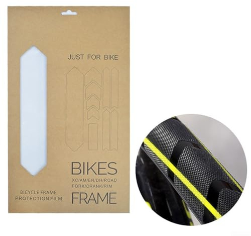 Mountain Bike Frame Protection Film Stickers Transparent for Scratch Prevention and Waterproof Bicycle Frame Covering (1#)