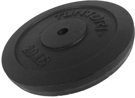 Tunturi Gewichte für Hanteln 2 x 0,5 kg, Hantelgewichte für 30 mm, Gusseisen