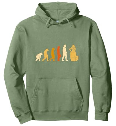 Evoluzione Apicoltura Apicoltore Felpa con Cappuccio