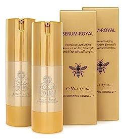 Anti Aging Serum mit Bienengift 2x 30 ml – straffende Gesichtspflege gegen Falten – Gesichtsserum Augenserum 24h Pflege Schloßwald-Bienengut