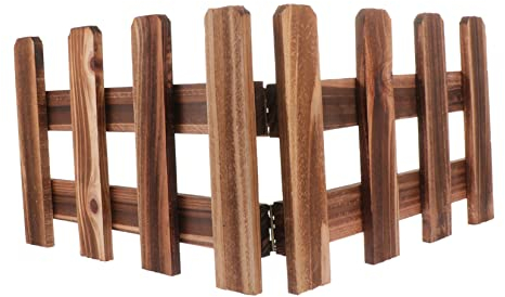 OFFSCH 1 Stück Holz Gartenzaun Aussenzaun Weihnachtsbaumzaun Dekoration Langlebig Schön Für Gartenhof